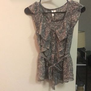 Lauren Conrad ruffle tank